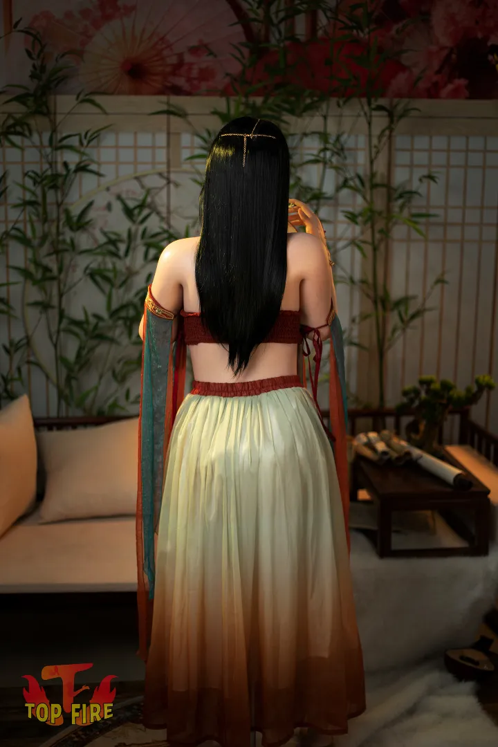 160cm (5ft3) F罩杯 輕量化 矽膠 性愛娃娃 Aria, ROS 头部 T67
